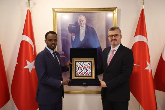 A delegation led by the Somali Deputy Minister of Information met with the Turkish Deputy Minister of Foreign Affairs in Ankara.