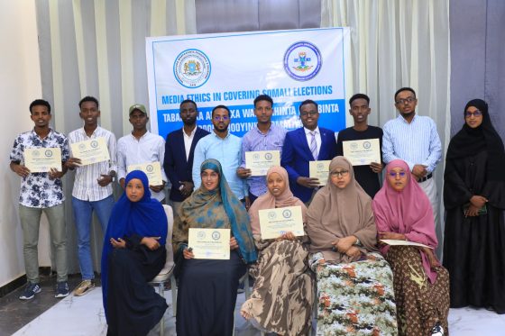 Media Ethics Training for Election Coverage Concludes in Dhuusamareeb, the Capital of Galmudug